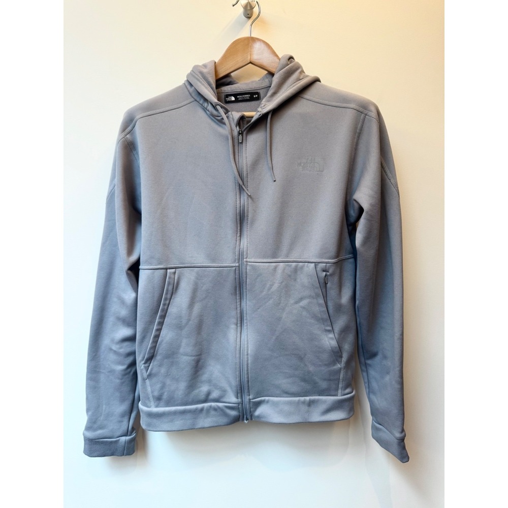 North Face Men's Gray Zip-Up Hoodie Jacket Size Small‎